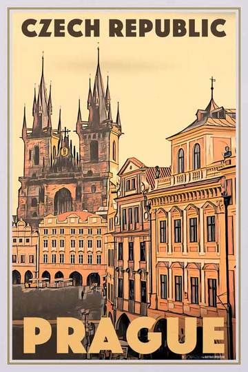 Prague Travel Poster, Prague Poster, Czech Republic Travel, Prague Travel, Travel Poster Design, Tourism Poster, New York Poster, Brazil Travel, Good Memories