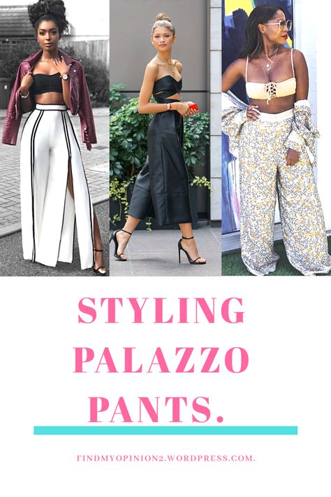 Styling palazzo pants. – Cecily Palazzo Pants Outfit Casual, Style Palazzo Pants, Palazzo Pants Outfit, Tight Tank Top, Closet Clothes, Pants Outfit Casual, Fancy Tops, Scarf Top, Outfit Combinations