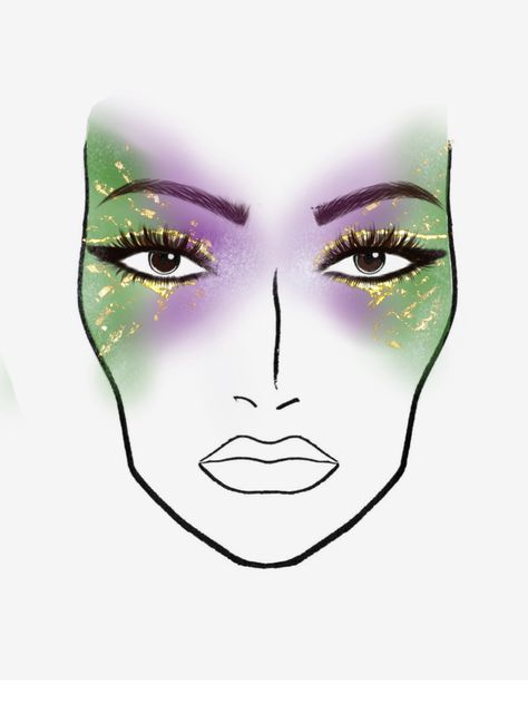 Make up idea for Mardi Gras Madi Gras Makeup, Mardi Gras Looks, Mardi Gras Face Paint Ideas, Mardi Gras Makeup Looks, Mardi Gras Hairstyles, Mardi Gras Make Up, Mardi Gras Makeup Ideas, Mardi Gras Face Paint, Mardi Gras Outfit Ideas