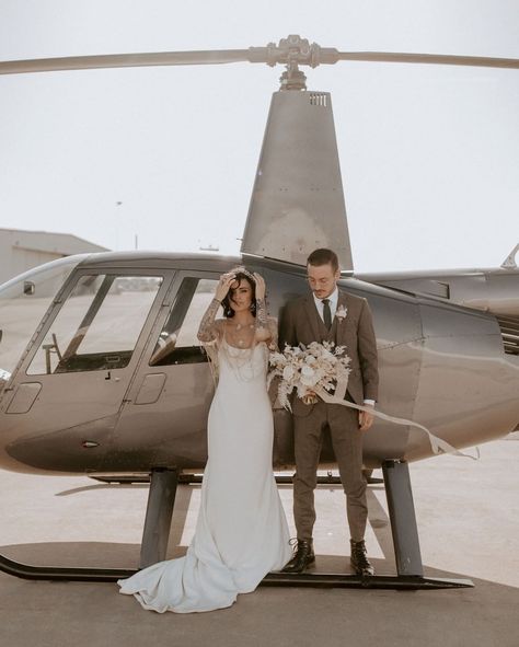 Pilot Wedding, Hangar Wedding, Airplane Wedding, Jade Wedding, Wedding Transportation, Winter Elopement, Lake Como Wedding, Pre Wedding Photoshoot, Junebug Weddings