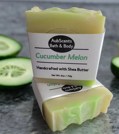 Embrace spring with one of our soaps from our SPRING COLLECTION, our new cucumber melon soap bar. Made with high-quality shea butter for the ultimate moisturizing experience is now available online at aubscents.com (Click link in bio) Our Spring Collection is dropping soon ! But we had to release a teaser. #springsoaps #cucumbermelonsoap #springsoap #greensoap #freshsoap #loundouncounty #sterlingva #dullestowncenter #dullesva Green Soap, Cucumber Melon, Melon, Bar Soap, Cucumber, Shea Butter, Bath And Body, Butter, Soap