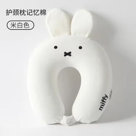 MIFFY Miffy U-shaped Cartoon Anime Neck Pillow Comfort Student Office Workers Travel Go Out Cute and Interesting Relieve Stress - AliExpress Miffy Pillow, Anime Neck, Airport Bag, Study Tour, Travel Pillows, Student Office, Neck Pillow, Go Out, Travel Pillow