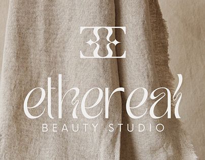 Ethereal Design Graphic, Ethereal Branding Design, Logo Jewelry Design Ideas, Ethereal Logo Design, Ethereal Typography, Ethereal Font, Ethereal Moodboard, Ethereal Branding, Beauty Studio Logo