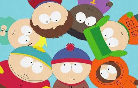 South Park (1997-2012)  The year I was born! (1997) I'm older than SP by 6 months. <<<I'm three months younger. South Park Wallpaper Desktop, South Park Wallpaper, Football Plays, Park Wallpaper, Butters South Park, Kenny Mccormick, Big Boned, Kyle South Park, Park Pictures