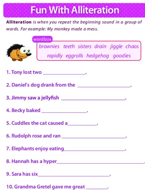 Allow your adorable academics to ascertain alliteration with this lively lesson. Featuring tongue twisters and worksheets galore, this series of activities is sure to please young learners. Alliteration Examples, Preschool Christmas Worksheets, Alliteration Activities, Worksheets 3rd Grade, Worksheets For Grade 3, Preschool Planning, Christmas Worksheets, Tongue Twisters, Educational Worksheets