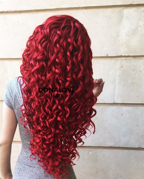 Magenta Red Hair, Red Curly Hair, Brown Hair Dye, Dyed Red Hair, Red Brown Hair, Beautiful Red Hair, Red Wigs, Curly Lace Front Wigs, Yellow Hair