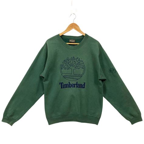 Excited to share this item from my #etsy shop: Reworked Distressed Vintage 90s Timberland Crewneck Sweatshirt Timberland Sweater Pullover Hip Hop Timberland Embroidered Logo Green Medium Sweater Pullover, Mens Sweatshirts, Crewneck Sweatshirt, Vintage 90s, Sweat Shirt, Crew Neck Sweatshirt, Hip Hop, Knitwear, Sweatshirts Hoodie