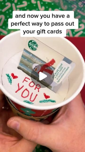 Timm Sevitz on Instagram: "This is the best gift for someone who loves coffee. Give your gift cards in to-go coffee cups from @starbucks or other favorite local coffee shop this christmas and holiday season. Coffee gift ideas for teachers. Creative and fun way to give someone a gift card. DIY gift card holder for christmas. #coffee #wrappinggifts #giftcardholder #christmaswrapping #christmasgiftideas #giftcards" Chick Fil A Gift Card Ideas, Chick Fil A Gift Card, Diy Gift Card Holder, Coffee Gift Ideas, Gift Card Ideas, Gift Ideas For Teachers, Gift Card Holder Diy, To Go Coffee Cups, Ideas For Teachers