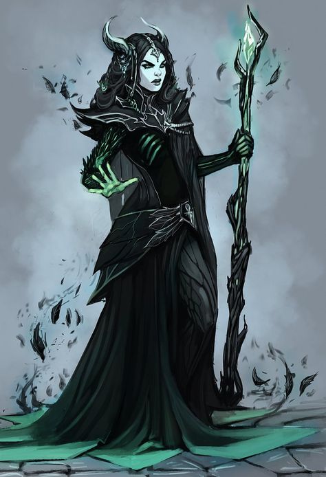 Druid by NeexSethe Half Elf, Evil Witch, Dnd Art, Dark Elf, Arte Fantasy, Fantasy Rpg, Fantasy Inspiration, Medieval Fantasy, Dnd Characters