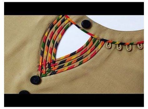 Loops Neck Design, Trendy Neck Design, Neck Design For Kurti, Design For Kurti, Chudi Neck Designs, Chudidhar Neck Designs, Kurti Suit, Suit Neck, Detail Couture