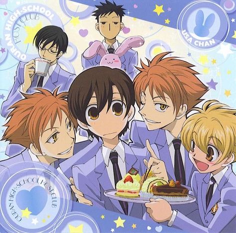 Ohshc Group Photo, Ouran High School Host Club Official Art, Ouran High School Host Club Funny, Ouran Highschool Host Club, Host Club Anime, School Funny, Ouran Highschool, Ouran Host Club, Club Poster