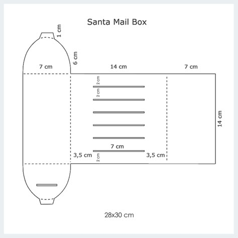 Santas Mail Box Diy, Santa Mailbox, Santa Mail, Office Christmas, Box Template, Diy Box, Mailbox, Scrapbook Albums, Mini Albums