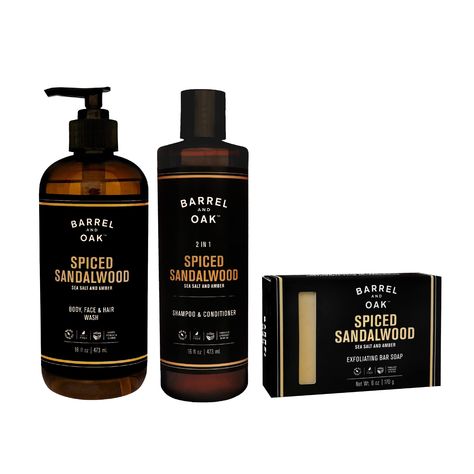 PRICES MAY VARY. THIS BUNDLE INCLUDES (1) OF EACH: Moisturizing 2-in-1 Shampoo/Conditioner (16oz), All-in-One Body Wash (16oz), & Exfoliating Bar Soap (6oz) 2-IN-1 SHAMPOO & CONDITIONER: Our men's shampoo & conditioner set includes enriching ingredients that gently cleanse while conditioning hair. This 2-in-1 formula uses organic witch hazel to cleanse & hydrate hair simultaneously. Convenient! ALL-IN-ONE MEN'S BODY WASH: Pare down your shower regimen with our all-in-one body wash for men! Refre Amber Scent, Body Care Set, Mens Body Wash, Conditioning Hair, Mens Shampoo, Hydrate Hair, Fame Dr, Witch Hazel, Shampoo Conditioner