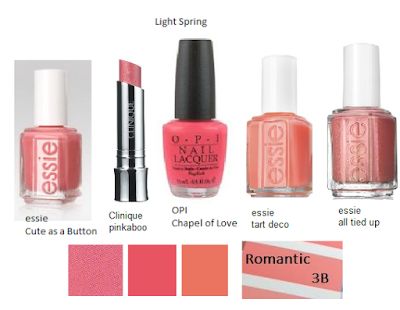 Clear Spring Palette, Chapel Of Love, Light Spring Palette, Light Spring Color Palette, Soft Autumn Color Palette, Light Spring Colors, Spring Bright, Nails Bright, Spring Nail Polish