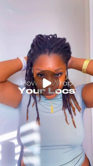 LocNationThe Movement on Instagram: "Do you guys style your locs with wraps? • • • • @kys.locs_ 3 quick wrap styles for your locs when you’re on the go!   I wanted to do some styles that doesn’t require you to use a hair tie because I couldn’t find mine at the time 😂  . . . . .  #loctutorial #headwraptutorial #headwrapstyle #locstyles #locstylesforwomen #blackgirlswithlocs #locdin #locsandmelain #locs4life #locsatlanta #loccommunity #loccouple #loccrush #locblogger #explorepage" Locs With Scarf Head Wraps, Loc Styles With Scarf, Loc Wrap Styles, How To Tie A Head Wrap, Easy Loc Hairstyles, Locs And Headwraps, Head Wrap Styles For Locs, Headwrap Styles With Locs, Guys Style