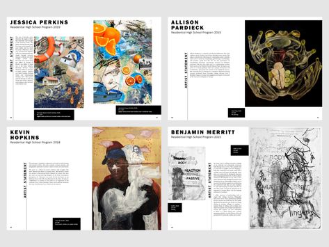 Exhibition Brochure Layout, Museum Catalogue Layout, Artist Introduction Layout, Exhibition Catalogue Cover, Exhibition Book Design, Art Catalogue Cover, Art Exhibition Brochure Design, Artist Catalogue Design, Exhibition Catalogue Design Layout