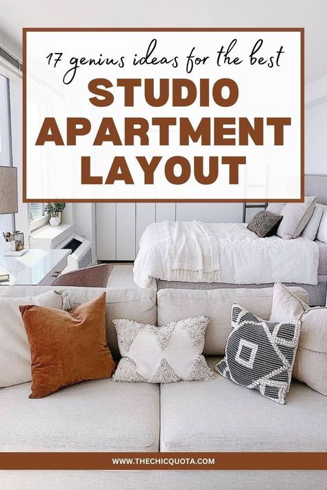 studio apartment layout Apartment Layout Ideas, Small Living Area, Small Hotel Room, Studio Apartment Design, Studio Apartment Divider, Hotel Room Design, Small Studio Apartment, Studio Apartment Layout, Apartment Layout