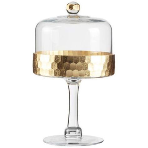 11 Best Cake Stands in 2018 - Decorative Glass Cake Domes and Stands Elegant Kitchen Island, Gold Cake Stand, Gold Plates, Cake Pedestal, Cake Dome, Kitchen Island Decor, Dessert Stand, Gold Cake, Island Decor