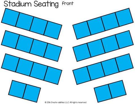 Stadium Seating Desk Arrangement Classroom Table Arrangement, Classroom Seating Arrangements Desks, Classroom Desk Arrangement, School Desk Arrangements, Desk Arrangement, Classroom Seating Arrangements, Seating Chart Classroom, Desk Arrangements, Classroom Arrangement