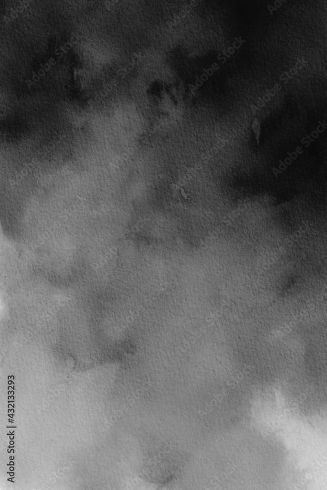 Black Watercolor Background Paper Texture Stock Photo | Adobe Stock Black Watercolor Background, Watercolor Paper Texture, Black Watercolor, Loose Watercolor, Color Pallets, Watercolor Background, Paper Background, Dark Backgrounds, Paper Texture