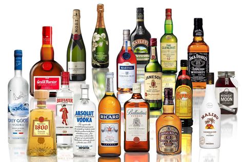 Top 35 Liquor Brands In The World | Most Popular Liquors | HungryForever Whisky Chivas Regal, Alcohol Shop, Grey Goose Vodka, Drinks Brands, London Dry Gin, Dry Gin, Bacardi, Wine And Liquor, Liquor Store