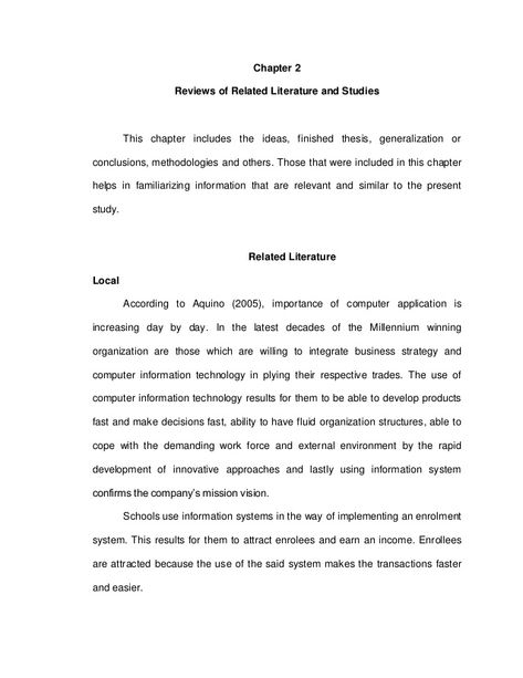 Chapter 2 Reviews of Related Literature and Studies  This chapter includes the ideas, finished thesis, generalization or c... Rrl In Research Example, Review Of Related Literature, Sociology Topics, Expository Essay Examples, Thesis Proposal, Soft Ideas, Descriptive Essay, Essay Writing Examples, College Essay Examples