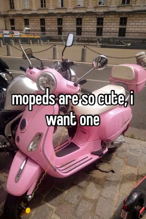 Moped Aesthetic, Pink Moped, Whisper Girls, Am I Ok, Mopeds, Cute Funny Babies, I Want To Cry, Aesthetic Pink, Cute Aesthetic