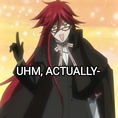 Black Butler Funny, Black Butler Grell, Black Butler Manga, Black Butler 3, Black Butler Anime, Black Butler Kuroshitsuji, Butler Anime, I Love Her, Funny Anime Pics