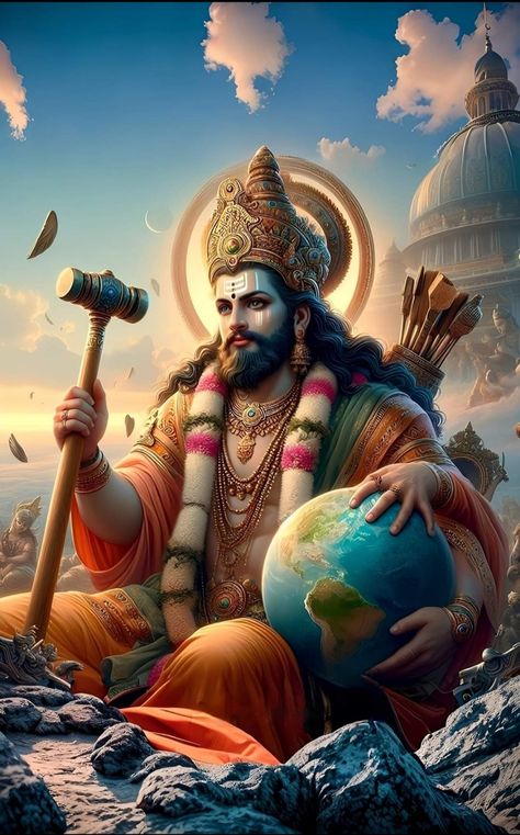 Vishvakarman God Hd, Vishwakarma Photo, Vishwakarma God, Brahma Dev, Youtube Photo, Flower Shop Interiors, Pretty Nature Pictures, God Tattoo, Beard Art