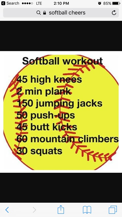 Softball Memes, Softball Things, Softball Practice, Softball Workouts, Softball Cheers, Workout Daily, Softball Drills, Softball Stuff, Basketball Tricks