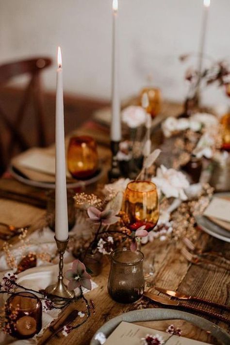 Fall Mountain Wedding, Fall Wedding Centerpieces, Wedding Themes Fall, Dream Cottage, Wedding Table Decorations, Wedding Table Settings, Wedding Tablescapes, Event Planners, Wedding Mood