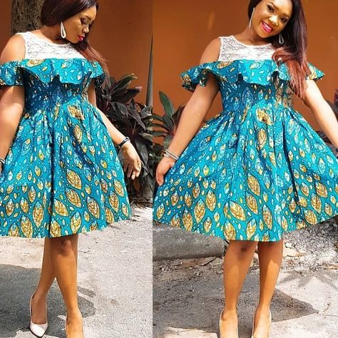 Ankara Dress Styles For Teenagers, Ankara Styles For Teenage Girl, Simple Ankara Gowns, Short Ankara Gown, Occasional Outfits, African Wear For Women, Ankara Short Gown Styles, Ankara Dress Styles, Ankara Gowns