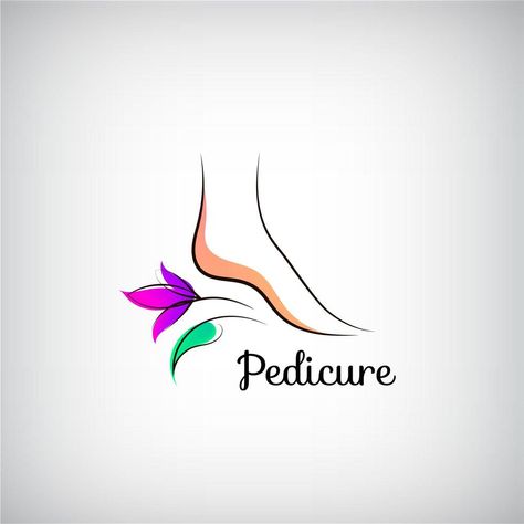 Pedicure Art Designs, Pedicure Logo Design, Foot Pedicure, Nail Salon Design, Nail Logo, Pedicure Designs, How To Make Coffee, Manicure Y Pedicure, Salon Design