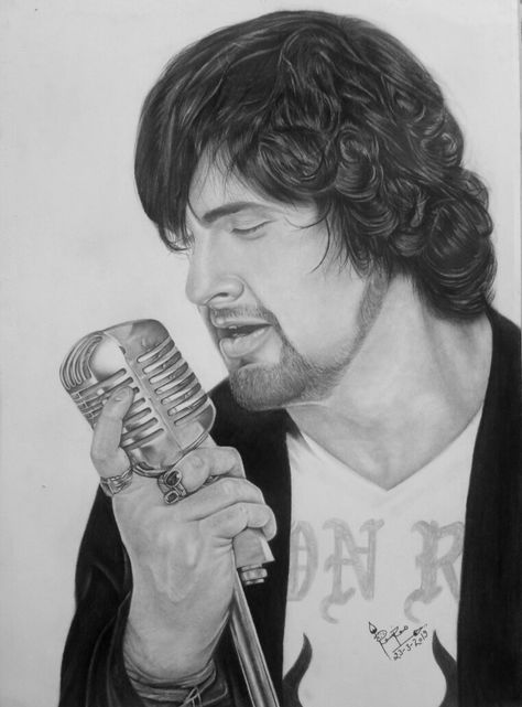 Sketch of sonu nigam by Artist Ravi Rao Sonu Nigam Hd Wallpaper, Human Photo, Rama Image, Sonu Nigam, Lord Rama Images, Lord Rama, Celebrity Drawings, Durga Maa, Tattoo Sketches