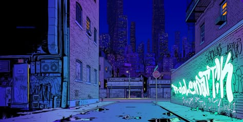 Background City, Anime City, New Retro Wave, City Background, Cyberpunk City, Background Drawing, Ex Machina, Cyberpunk Art, Animation Background