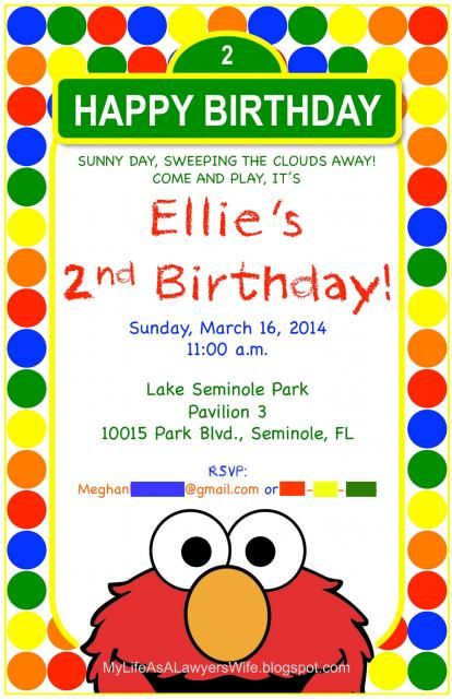 My Life as a Lawyer's Wife: Ellie's Sesame Street 2nd Birthday Party Elmo Second Birthday Party, Elmo 2nd Birthday Party, Elmo Second Birthday, Elmo Birthday Party Girl, Elmo Invitations 2nd Birthday, Sesame Street Birthday Party Ideas 1st Invitation, Elmo 2nd Birthday, Sesame Street 2nd Birthday, Sesame Street Party Games 2nd Birthday