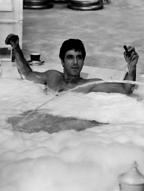 Al Pacino as Tony Montana in Scarface Don Vito Corleone, Gangster Movies, Dangerous Minds, Tony Montana, Michelle Pfeiffer, Robert Plant, Al Pacino, Film Serie, The Godfather