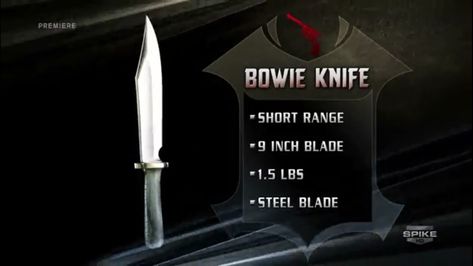 Bowie Knife | Deadliest Warrior Wiki | Fandom James Bowie, Deadliest Warrior, Jim Bowie, Theodore Roosevelt, Jesse James, Bowie Knife