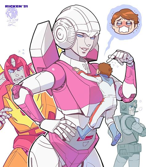 Transformers G1 Arcee, G1 Arcee, Transformers Comic Art, Hot Rod Transformers, Transformers Girl, Arcee Transformers, Transformers Starscream, Transformers Rescue Bots, Transformers Funny