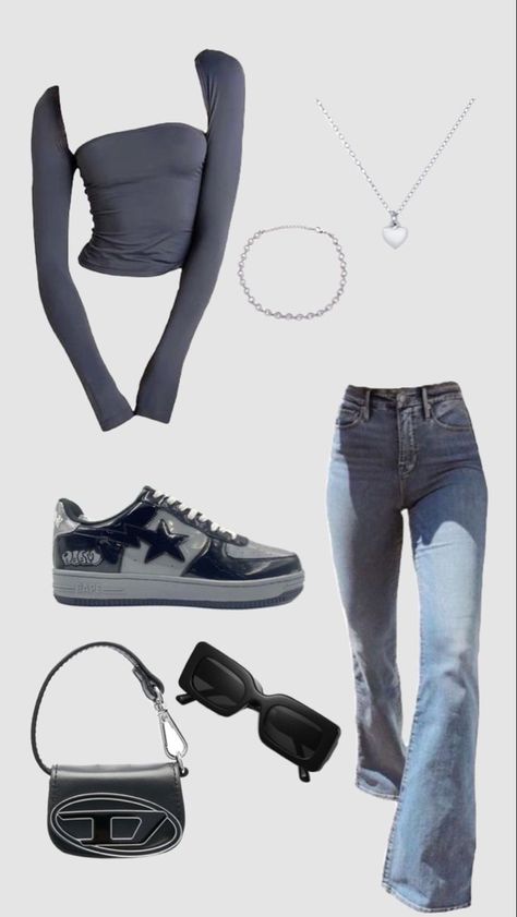 Outfit Inspo Casual, Trendy Outfits For Teens, Swaggy Outfits, Simple Trendy Outfits, Cute Everyday Outfits, Cute Simple Outfits, Really Cute Outfits, Casual Style Outfits, Lookbook Outfits