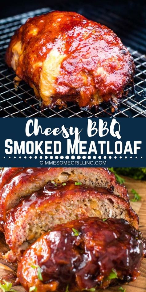 Traeger Meatloaf, Smoker Grill Recipes, Smoked Meatloaf Recipe, Pellet Smoker Recipes, Bbq Meatloaf, Traeger Grill Recipes, Smoked Meatloaf, Spring Meals, Pellet Grill Recipes