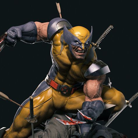 Wolverine Skeleton, Wolverine Character, Wolverine Animal, Wolverine Statue, Wolverine Deviantart, Marvel Statues, Wolverine Comic, Wolverine Art, Marvel Tattoos