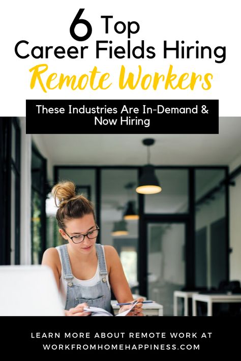 What work from home career fields are actually in demand? Here are the top 6 industries now hiring remote workers! Wfh Jobs, Career Ideas, Customer Service Jobs, Medical Jobs, Medical Health Care, Healthcare Jobs, Now Hiring, Career Fields, Finance Jobs