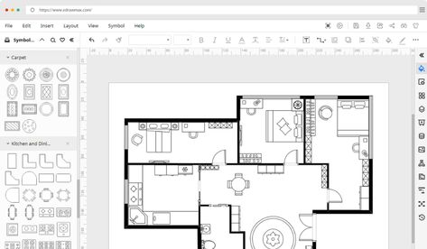 Floor Plan App, Home Design Software Free, Free Floor Plans, Simple Floor Plans, Floor Plan Creator, Basement Floor Plans, Free House Plans, Home Design Software, Floor Plan Layout