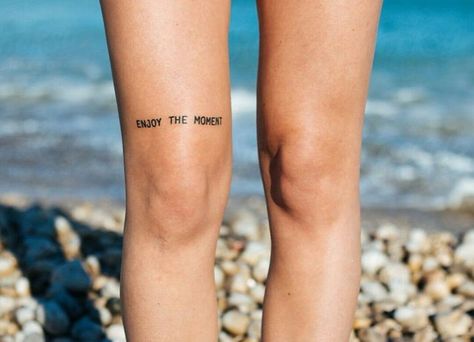 Knee Injury Tattoo, Top Of Knee Tattoo, Over Knee Tattoo, Over The Knee Tattoo, Tattoo Knee, Knee Tattoos, Tattoo Over Scar, Christian Sleeve Tattoo, Tattoo Quotes For Women