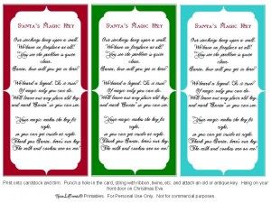 Santa's magic Key poem and printable Santa Key Printable, Key Printable, Xmas Messages, Santa's Key, Artsy Chic, Santa Key, Santa's Magic Key, Living Life To The Fullest, Magic Key