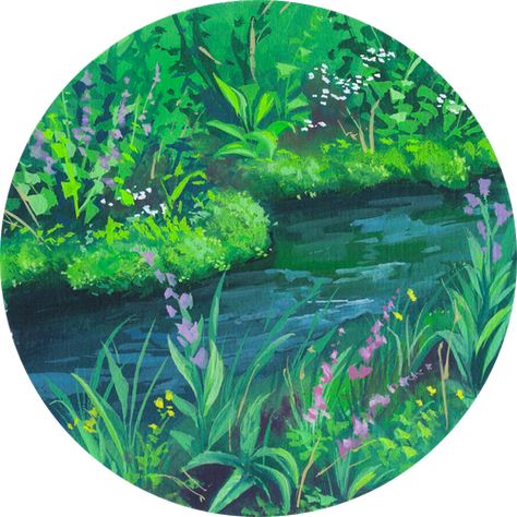 Ruth Wilshaw Gouache, Ruth Wilshaw, Easy Gouache, Magical Landscapes, Creative Haven Coloring Books, Cottage Core Art, Watercolor Gouache, Forest Light, Gouache Art