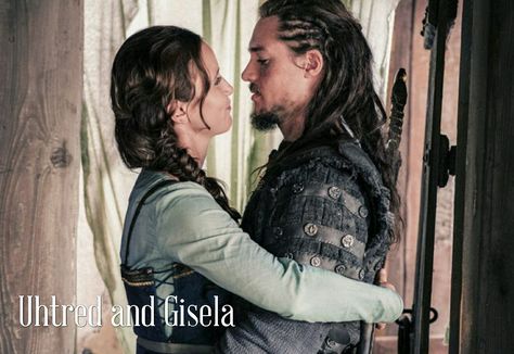 Uhtred and Gisela from The Last Kingdom Peri Baumeister, Harry Gilby, The Last Kingdom Series, Uhtred Of Bebbanburg, Vikings Valhalla, Alexander Dreymon, Eddard Stark, Bernard Cornwell, Last Kingdom