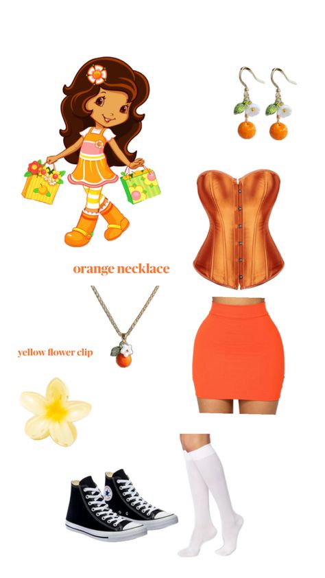 Orange Blossom Costume, Blossom Costume, Strawberry Shortcake Halloween Costume, Blossom Costumes, School Halloween Costumes, Matching Halloween Costumes, Classy Halloween Costumes, Fairy Halloween Costumes, Hallowen Ideas