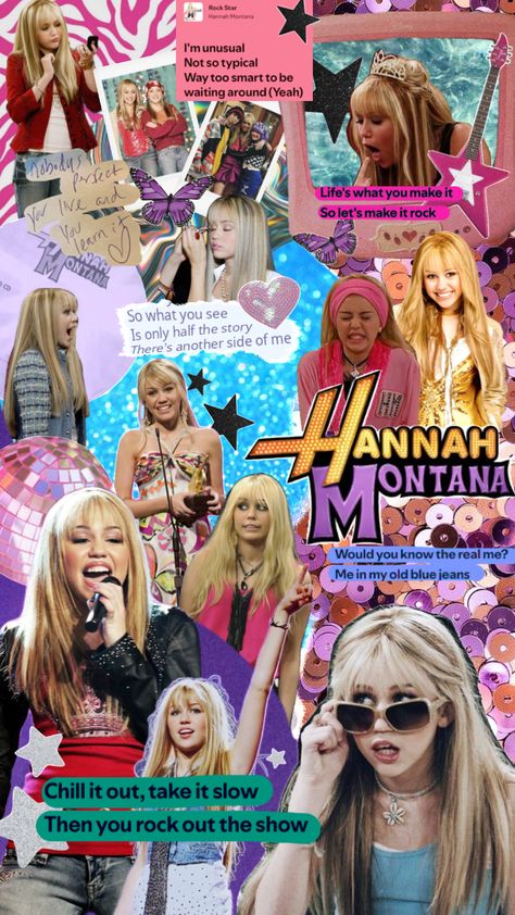 #hannahmontana #disneychannel #mileycyrus #mileystewart #disney #glitter #popstar Hannah Wallpaper, Hannah Montana Wallpaper, Montana Wallpaper, Hannah Montana Aesthetic, Hannah Montana Outfits, Montana Aesthetic, Montana Tattoo, Hannah Miley, Hannah Montana Forever